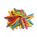 Colorful Birch Wooden Ice Cream Stick Jumbo Craft 93mm 114mm for sale