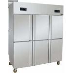 Kitchen Stainless Steel Freezers Six Doors 48 Cubic Foot for sale