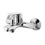 2 Functions Chrome Bath And Shower Faucet Surface Mounted Polished for sale