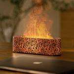 Lava Flame Simulation Aromatherapy Diffuser Humidifier With Atmosphere Light