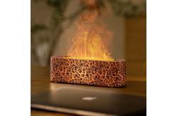 China Lava Flame Simulation Aromatherapy Diffuser Humidifier With Atmosphere Light supplier