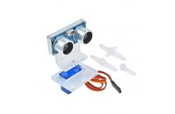 China Acrylic Transparent Mounting Bracket SG90 HC-SR04 Steering Gear 20g Weight supplier