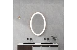 China Rectangular Single Sided Lighted Bathroom Vanity Mirror Dimmable LED Strip Light supplier