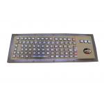 IP67 Industrial Metal Keyboard Long Stroke Backlit USB 800DPI for sale