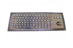 China IP67 Industrial Metal Keyboard Long Stroke Backlit USB 800DPI supplier