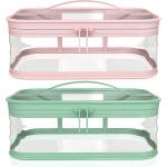 Shockproof protective &Storgae Transparent Makeup Bag Zipper Waterproof Portable Travel Storage Pouch for sale
