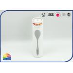 FSC Spoons Cardboard Packaging Tubes Matte Lamination for sale