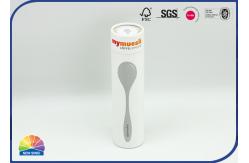 China FSC Spoons Cardboard Packaging Tubes Matte Lamination supplier
