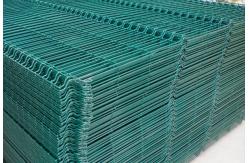 China Four Curved Welded Wire Mesh Panel 50X100mm Galvanized Security Fence supplier