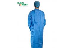 China AAMI PB70 Level 3 Knitted Cuffs SSMMS Disposable Surgical Gown FDA Standard supplier