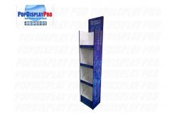 China Heavy-duty 72kgs Loading Capability 4C Printed Bloom Chemist Cardboard Shelf Display supplier