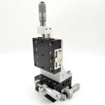 Linear ball guide manual displacement table precise micrometer feeding type XYZ axis for sale