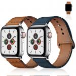 Waterproof Smart Watch Band Strap Retro Vintage Leather Durable for sale
