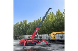 China Green Lifting Telescopic Spider Crane With Electric And Diesel Power supplier