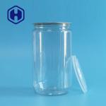 30.7oz 900ml Clear Plastic Cans Straight 307# Organic Raw Peanuts Beans Popcorn for sale