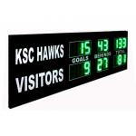 Green Digit AFL Electronic Cricket Scoreboard Portable Football Scoreboard for sale