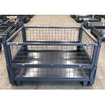 Large Flat Pack Mesh Stillage Cage For Warehouse Storage 1800Kg for sale