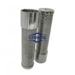 Customized Wedge Wire Screen Pipe Stainless Steel Slotted Wedge Wire Screen Water Well Tube Drill Pipe for sale