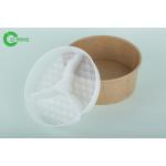 Recycled Disposable Divided Plastic Plates Food Grade With 3 Compartments for sale