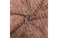 China 240gsm Sparkling Plush Spandex Velvet Velour Fabric Stripe Jacquard Bronzing supplier