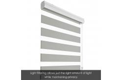 China Skylight Shade Sheer Elegance Curtains Zebra Polyester Blinds For Windows supplier