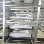 1.2mm Belts Automatic Manure Removal System , 10-12m/Min Chicken House Equipment for sale