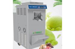 China Countertop Double Cylinder Softy Ice Cream Machine With Magnetic Air Pump supplier