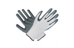 China High Elasticity Nitrile Work Gloves For Protecting Hands Against Fluids supplier