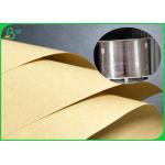 Durable 80gsm Uncoated Bamboo Kraft Paper Sheet For Grocery Wrapping Bag for sale
