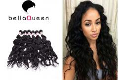 China Natural Black Water Wave 6A Remy human hair wefts , Tangle And Shedding Free supplier
