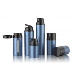 Big capacity plastic 100ml airless pump bottle blue cream pump pp bottles for sale