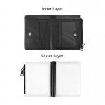 PU Leather Mens Personalized Bifold Wallet Sublimation Coin Bag for sale