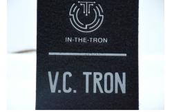 China Black SGS 5cm 3M Reflective Velcro Patch High Frequency Technic supplier
