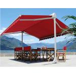 Strong double side retractable awning,free standing awnings, awning with rain channel for sale