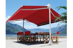 China Strong double side retractable awning,free standing awnings, awning with rain channel supplier