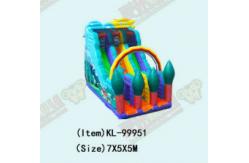 China Forest Theme Giant Inflatable Slip And Slide For Rentals supplier