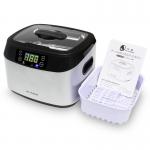 Touch Key 1.2 Liters Ultrasonic Cleaning Machine Silver Jewelery Polishing for sale