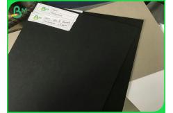 China 250gsm - 3mm Both Side Smooth Black Paper Board For Large Cardboard Boxes supplier