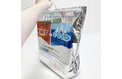 China Plastic Silver Custom Disposable Hot Cold Thermal Bag For Frozen Food supplier