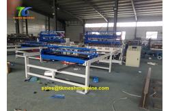 China 380v Plc Fence Mesh Welding Machine Galvanized Electric Welded Iron Wire Panel supplier