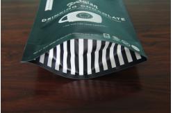 China Stand Up Matte Black Foil Pouch Packaging , k Window Coffee Bag  Packaging supplier