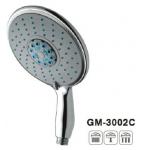 Titanium Brushed Brass Hand Shower Spray Thumb Tab Chrome Hand Held Shower Head