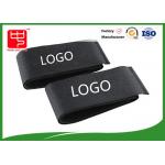 Custom printed black touch tape  fastener straps 460 * 50 mm for sale