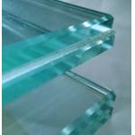 Polished Edge Clear Laminated Tempered Glass Customized for sale