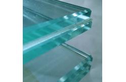 China Polished Edge Clear Laminated Tempered Glass Customized supplier
