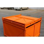 Orange Blue 1200mm Length Zinc Plated Q235 Steel Pallet Cages for sale