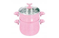 China 7pcs Aluminum Cooking Pot Set Marble Coating Induction supplier