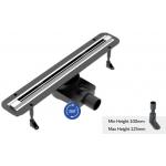 Plastic 360 Degree Height Adjustable Shower Drains  Rotatable Horizontal Outlet Smart Living