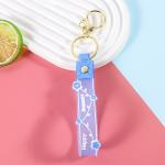Soft And Bpa Free Silicone Keychain Pendants Wrist Keychain Bracelet Gifts for Girls for sale