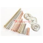 Copper Zinc Coated Metal Soft CD Weld Pins for sale